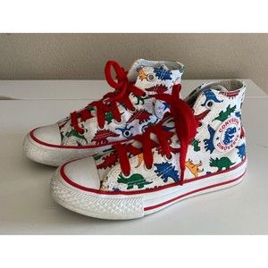 Converse Junior Kids Sz 12 Chuck Taylor All Star Dinoverse High Top Sneakers